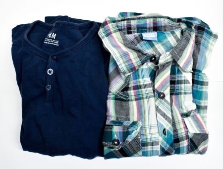 1 Stk. Sweat-Shirt / 1 Stk. Hemd kurzarm Jungen Gr.134/140