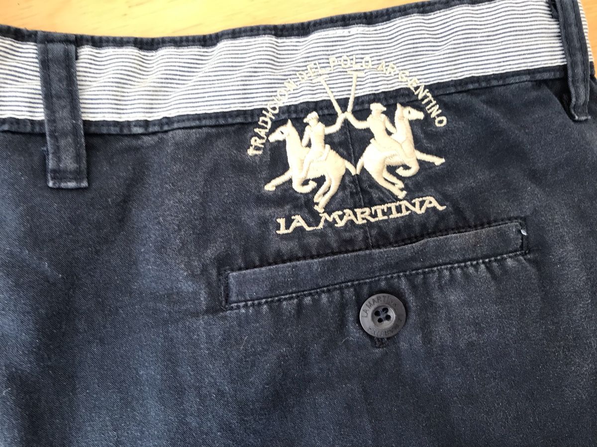 La Martina Pantaloni: LA MARTINA Bermuda-Freizeitshorts – Usato da St.Gallen venduto da bubo2008 2