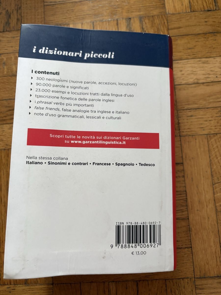 Bücher: dizionario inglese piccolo – Gebraucht aus Viganello von cos_m2tj 2