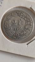 2 Franken 1901, top Zustand, Silber (WA3)