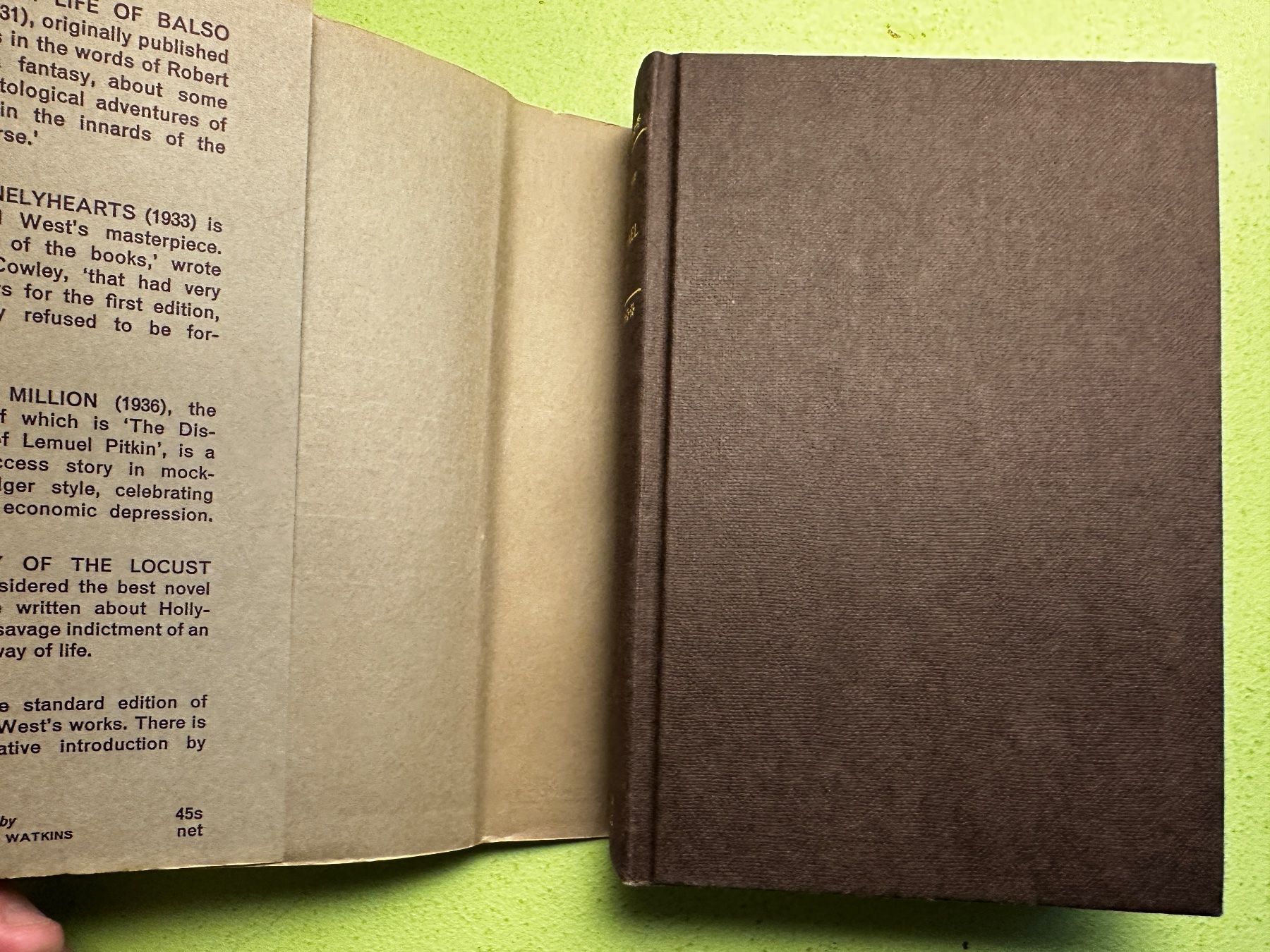 Bücher: Nathanael West: The complete works – Gebraucht aus Zürich von allp 1