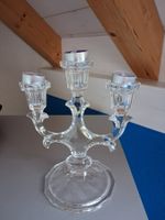 KERZENSTÄNDER AUS GLAS 3 ARMIG