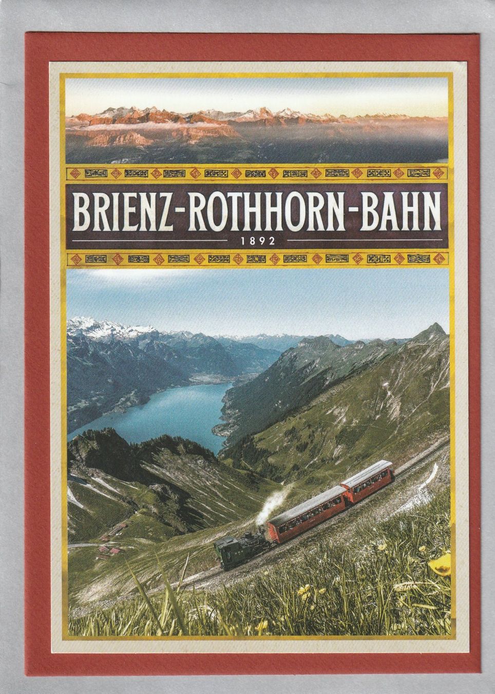 Ansichtskarten: 2 Ansichtskarten Brienz-Rothhorn-Bahn – Gebraucht aus Würenlingen von wetroki