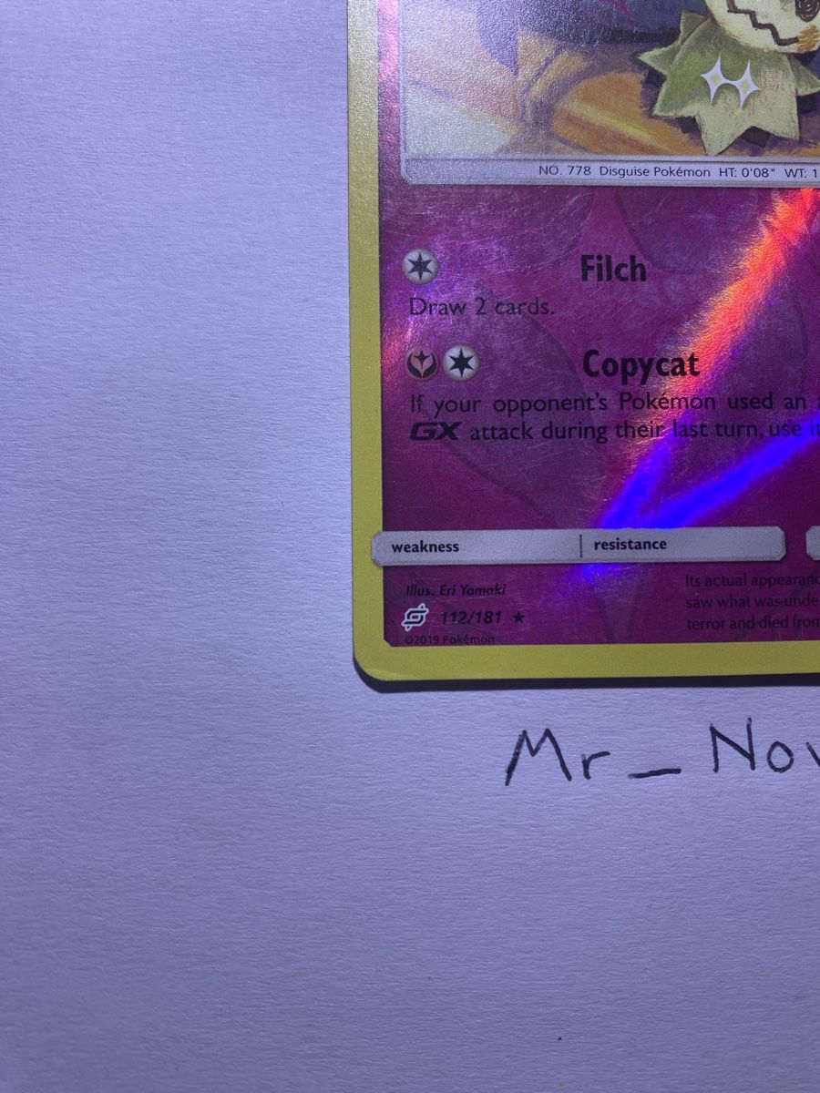 Pokémon Sammelbilder & Trading cards: Mimikyu, 112/181 – Neu (gemäss Beschreibung) aus Galgenen von Mr_Nova 4