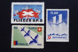(m406) Flieger Wit 64/1 + 66/1 + 68/1 **
