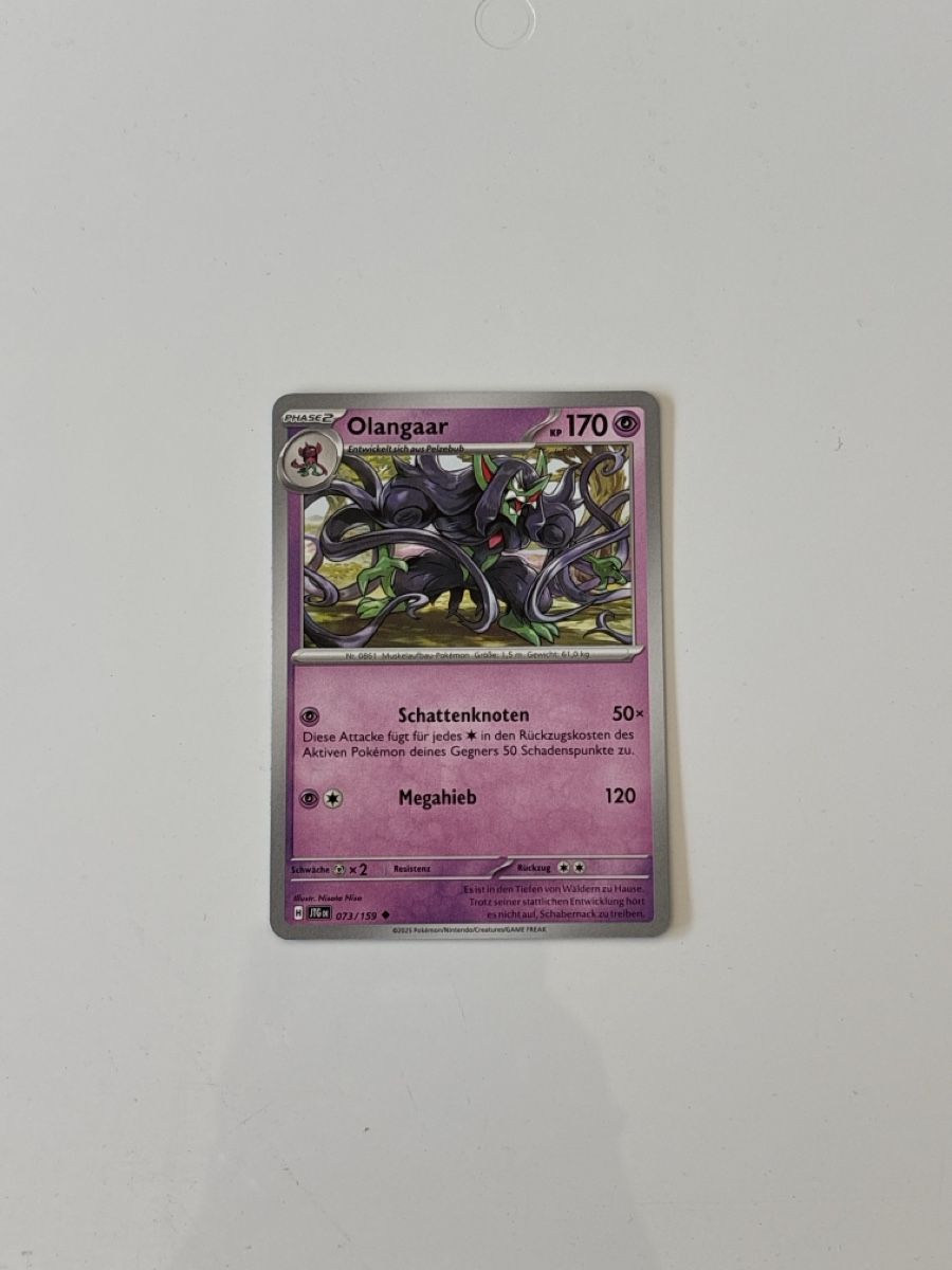 Pokémon Carte collezionabili: Pokemon Olangaar #073/159 DE – Nuovo (secondo la descrizione) da Meggen venduto da jul_28wg