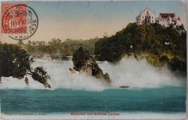 RHEINFALL mit Schloss Laufen - 1906