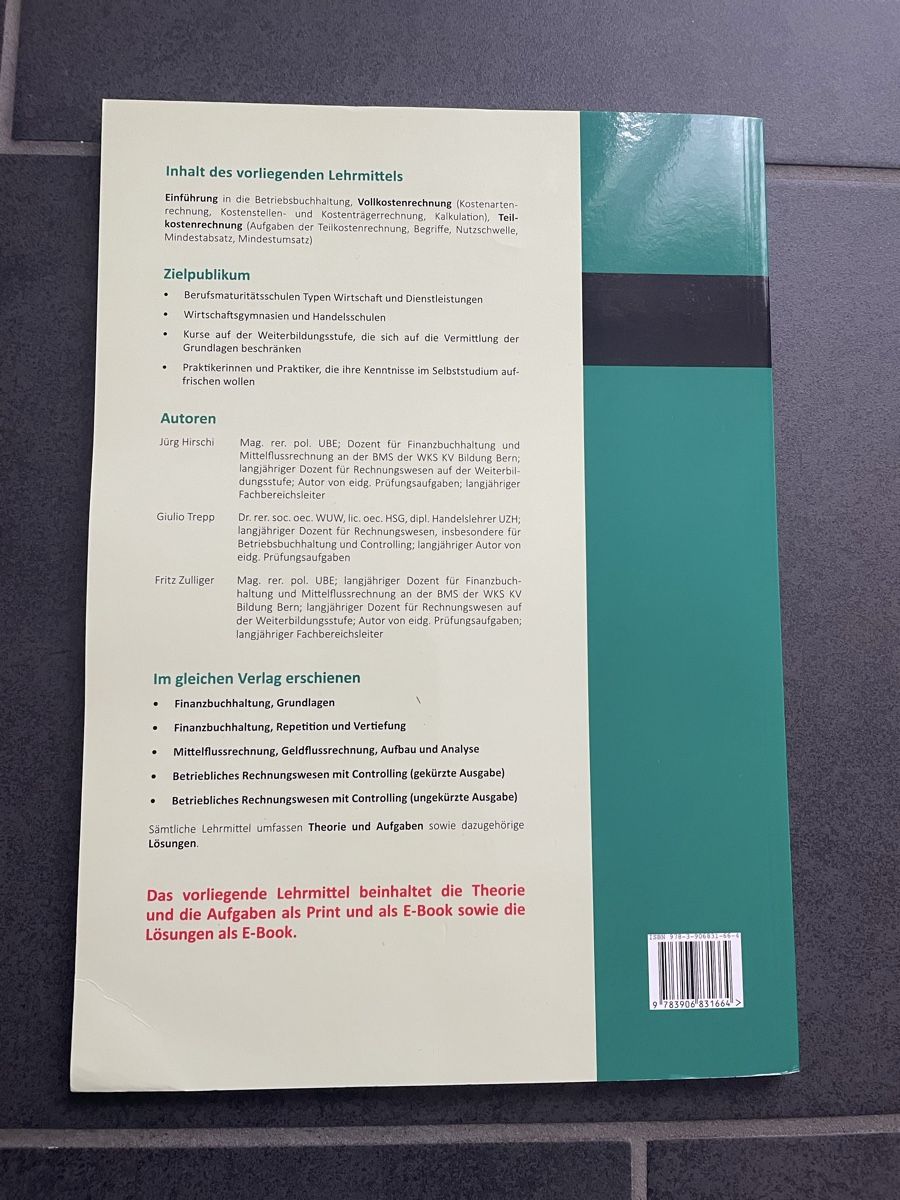 Bücher: Betriebsbuchhaltung Schulbuch – Gebraucht aus Herznach von Enya_m26 1