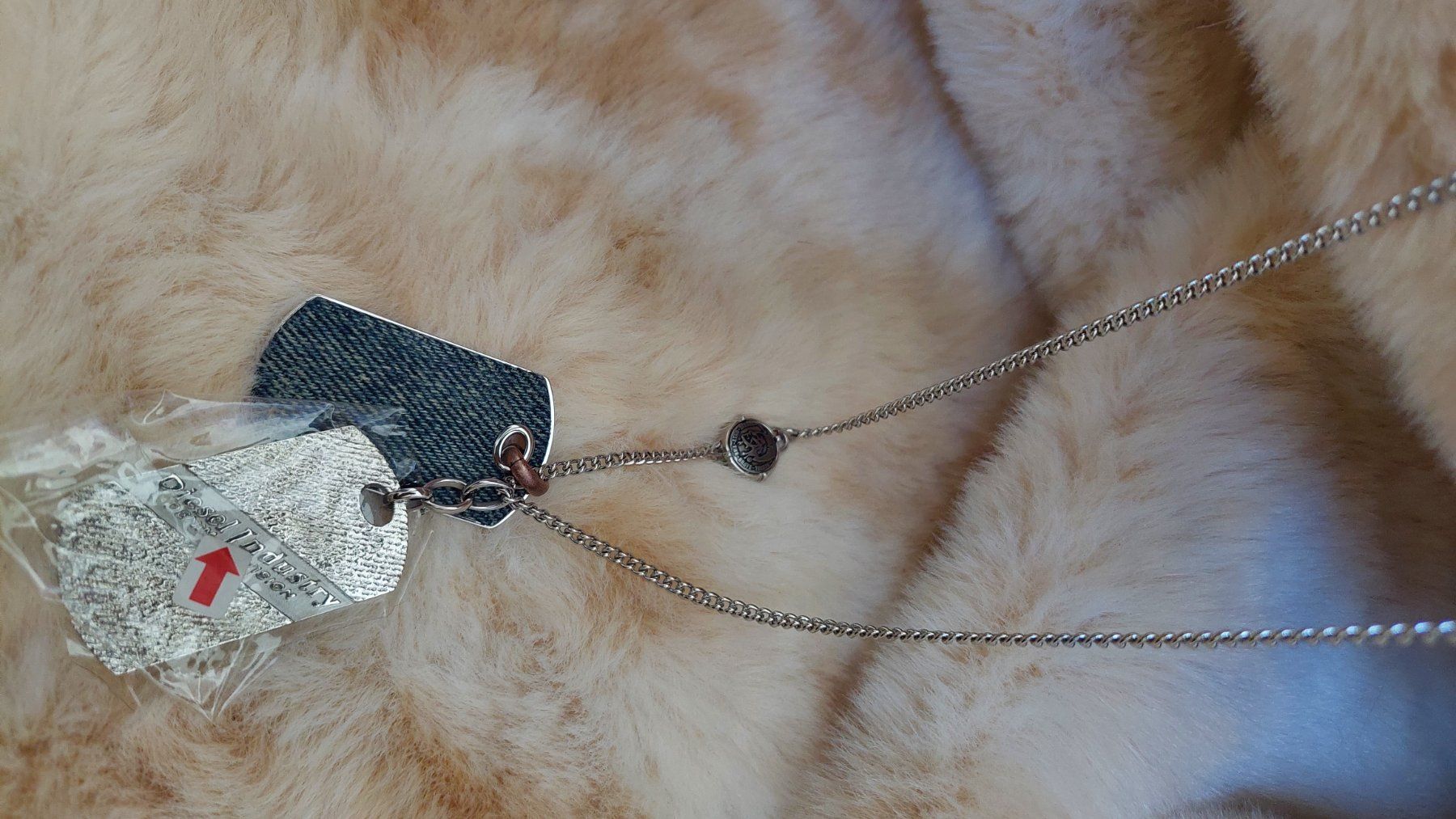 Diesel Catenine: DIESEL HALSKETTE#mit.Jeansstoff designed – Nuovo (secondo la descrizione) da Basel venduto da O-MEGA 3