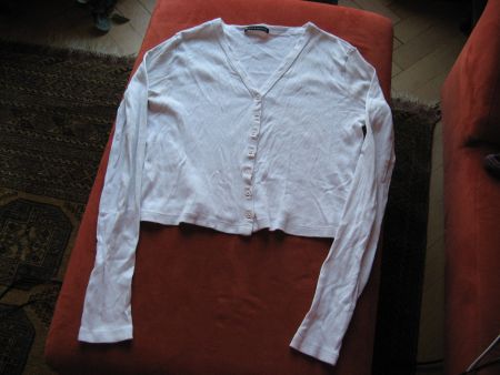 kurze Jacke weiss Brandy Melville Gr. M