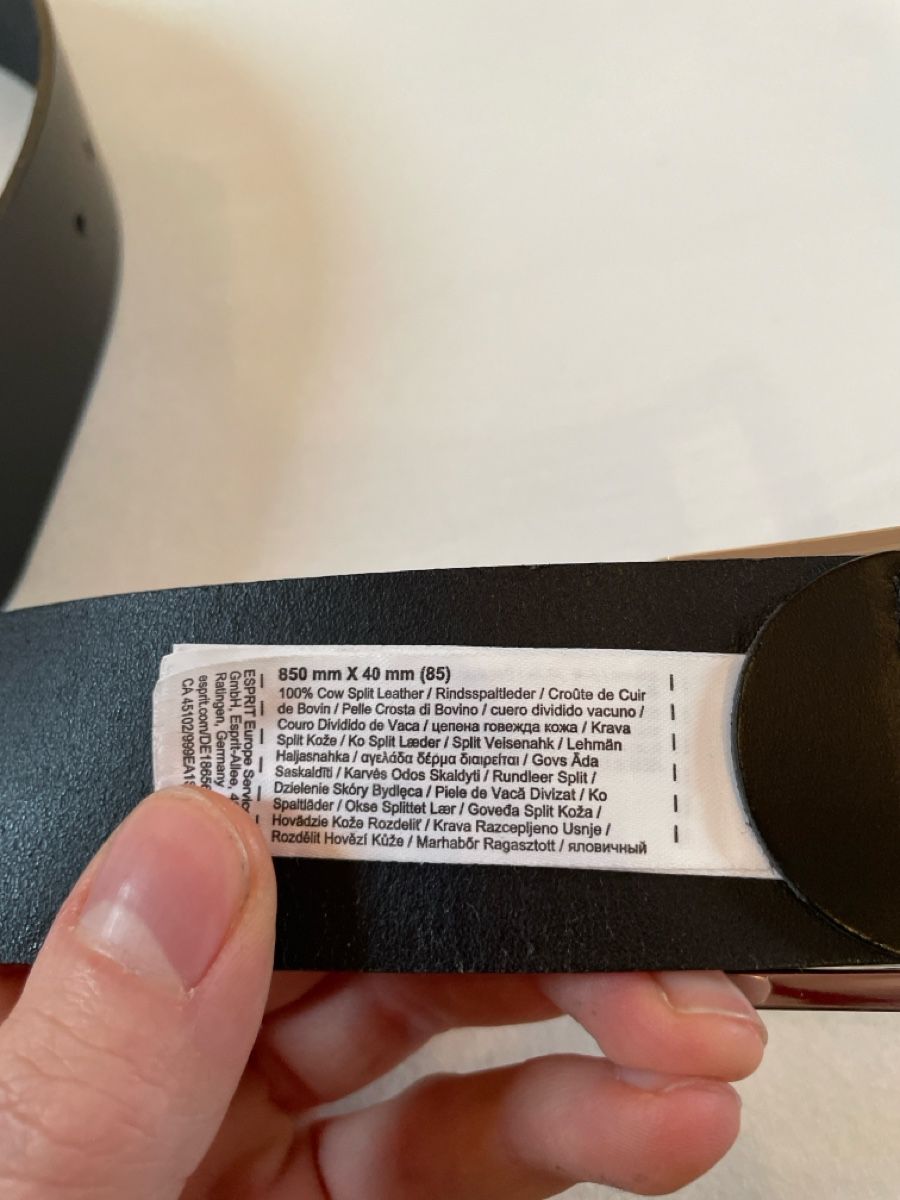 Esprit Cinture: Gürtel mit silbener Schnalle Esprit – Usato da Frick venduto da Cooper_9 2