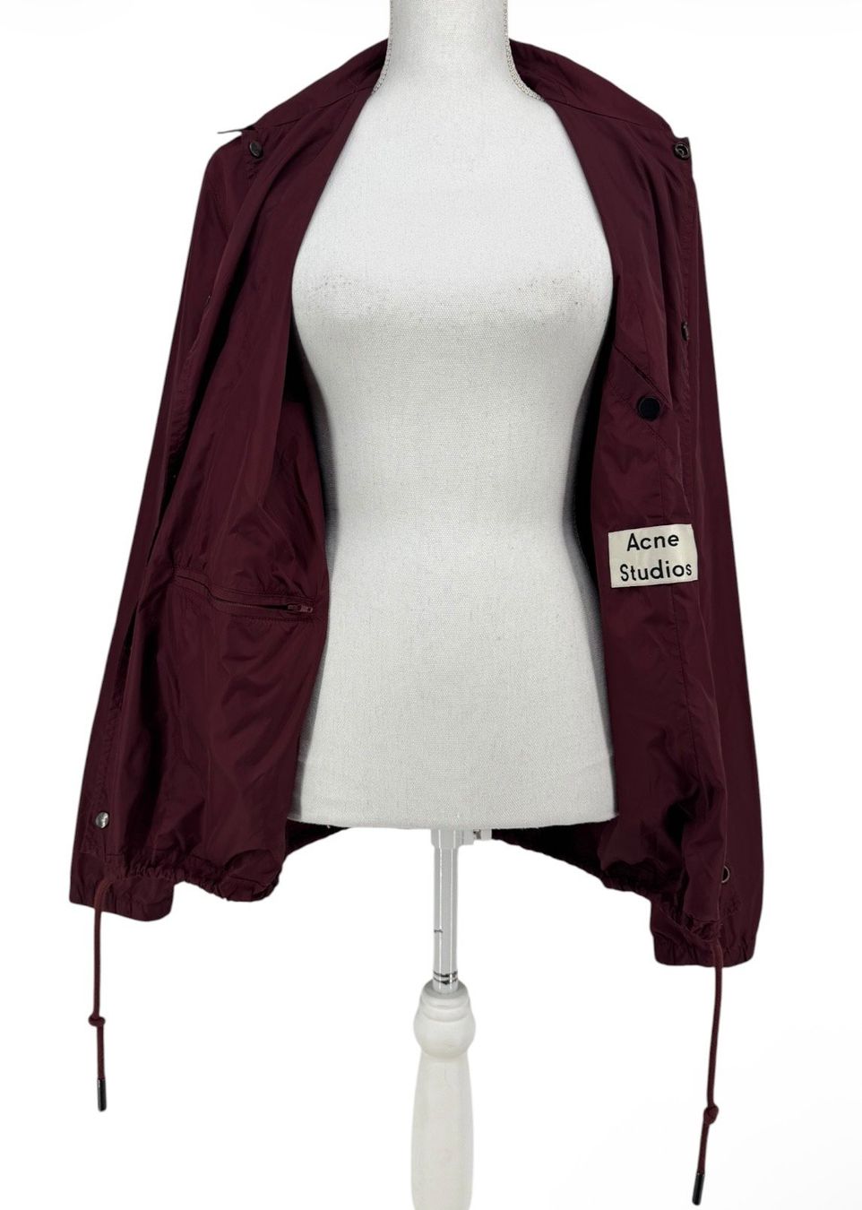 Acne Studios Jacken: ACNE STUDIOS Jacket Nylon, Bordeaux, boutons pressions, M – Gebraucht aus Lausanne von PlusValue_Lausanne 7
