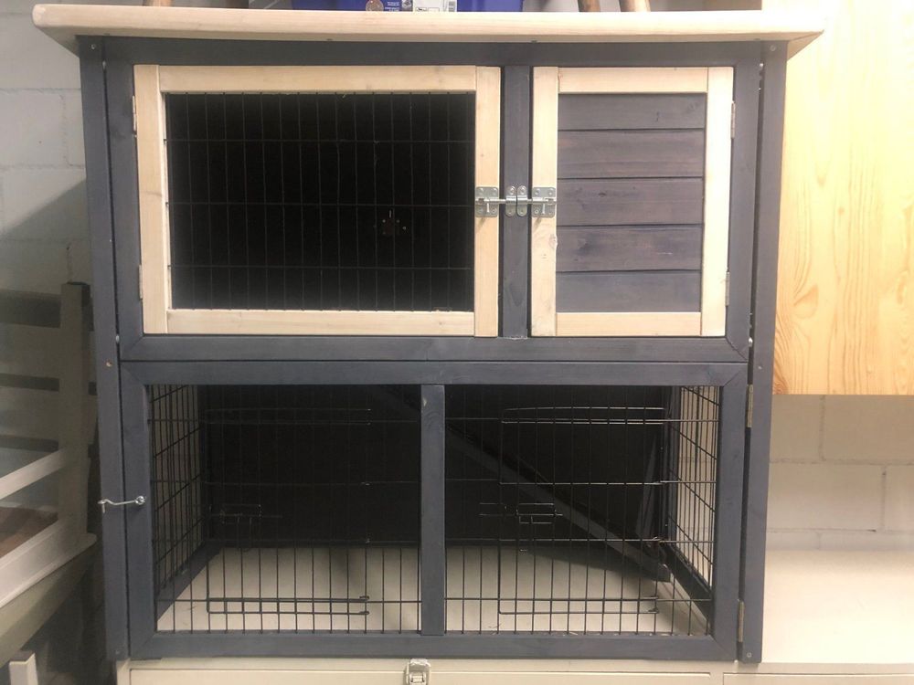 Pssopp Kaninchenstall-Abdeckung Wasserdicht - 210D Oxford Stoff Für Außengehege 118x52x45cm