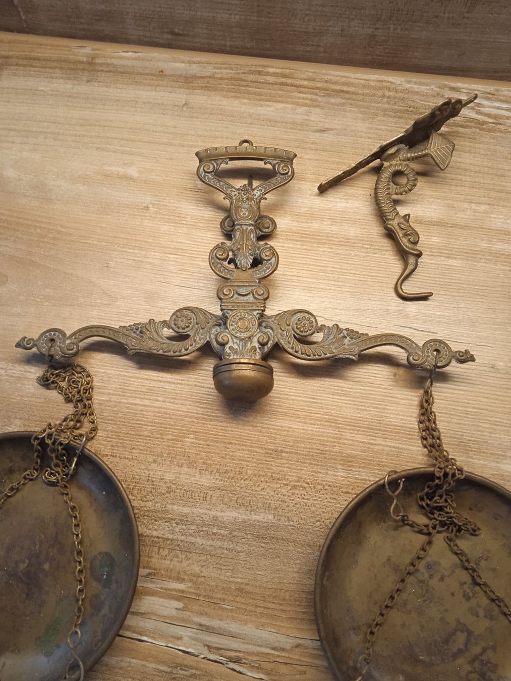 Bilance e pesi: Antike Waage aus Messing – Usato da Rothrist venduto da MaSa82 1
