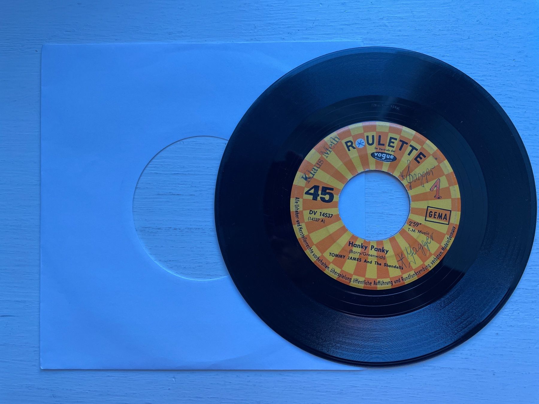 Dischi in vinile: Tommy James - Hanky Panky - 7" Single – Usato da Zürich venduto da Andy_t71 2