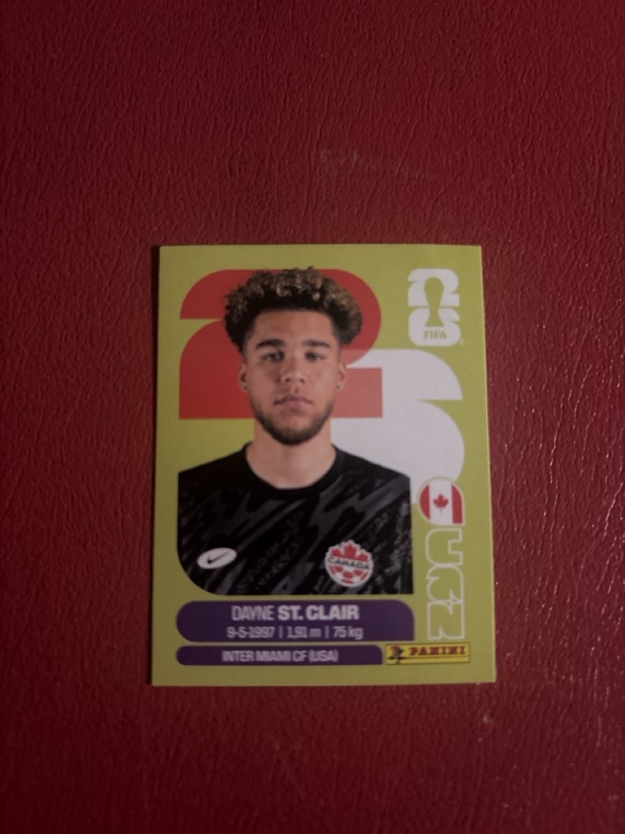 Panini Carte collezionabili: Panini WM 2026 Davyne St. Clair Kanada Sticker – Nuovo (secondo la descrizione) da Netstal venduto da mir_wh7f 1