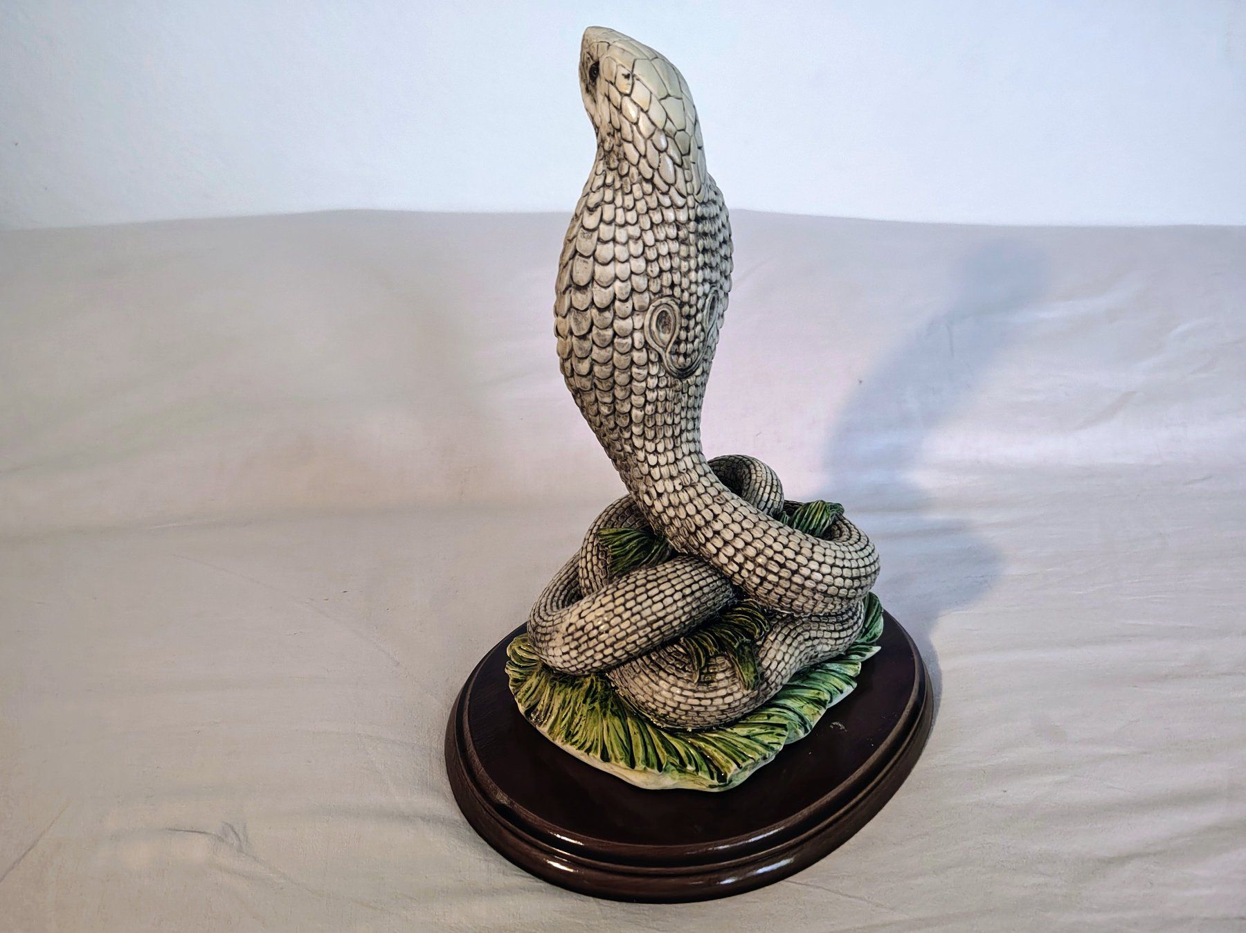 Statuette: Tierfigur Deko Lebensecht Schlange Cobra – Usato da Rüti ZH venduto da Prostias 4