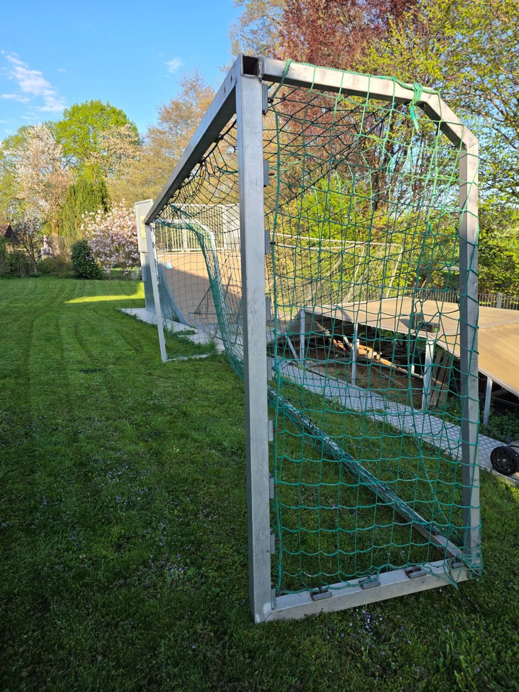 Porte da calcio e da hockey: 5 Meter Alu Goal – Usato da Weingarten-Kalth venduto da jasa06 2