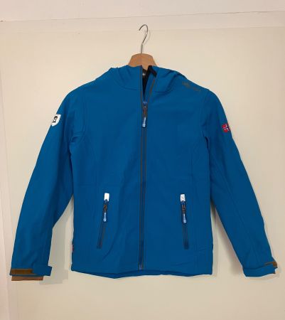 Softshelljacke Trollkids blau Grösse 152
