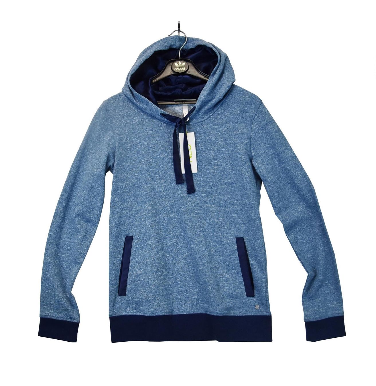 Adidas Pullover & Sweatshirts: adidas Damen Pullover Hood Kapuzenpullover /blau/ Gr.XS – Neu und originalverpackt aus Wohlenschwil von EddieS-Outlet