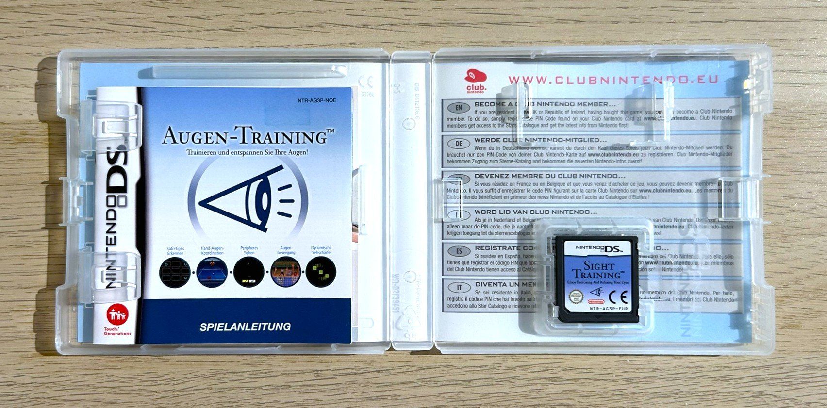 Nintendo Giochi: Augen-Training Nintendo DS – Usato da St. Gallen venduto da Alpine.Arcade 2