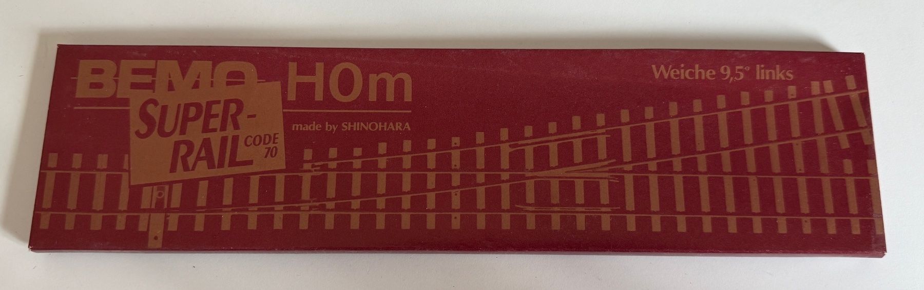 Bemo Modelleisenbahnen: Bemo Weiche links 9.5° Art. 4294 617 – Gebraucht aus Samedan von Gischpel25