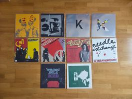 10 x Punk Garage P-Trash LVEUM Records Vinyl LP Konvolut