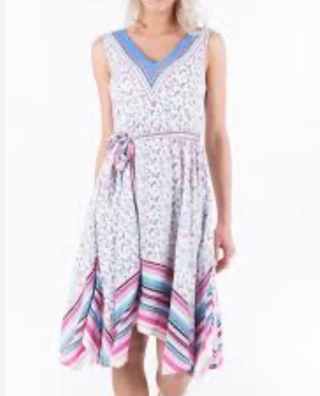 Tom Tailor Kleider: Tom Tailor Sommerkleid Gr. 40/42 blau/rosa – Gebraucht aus Adliswil von JadrankaR 2