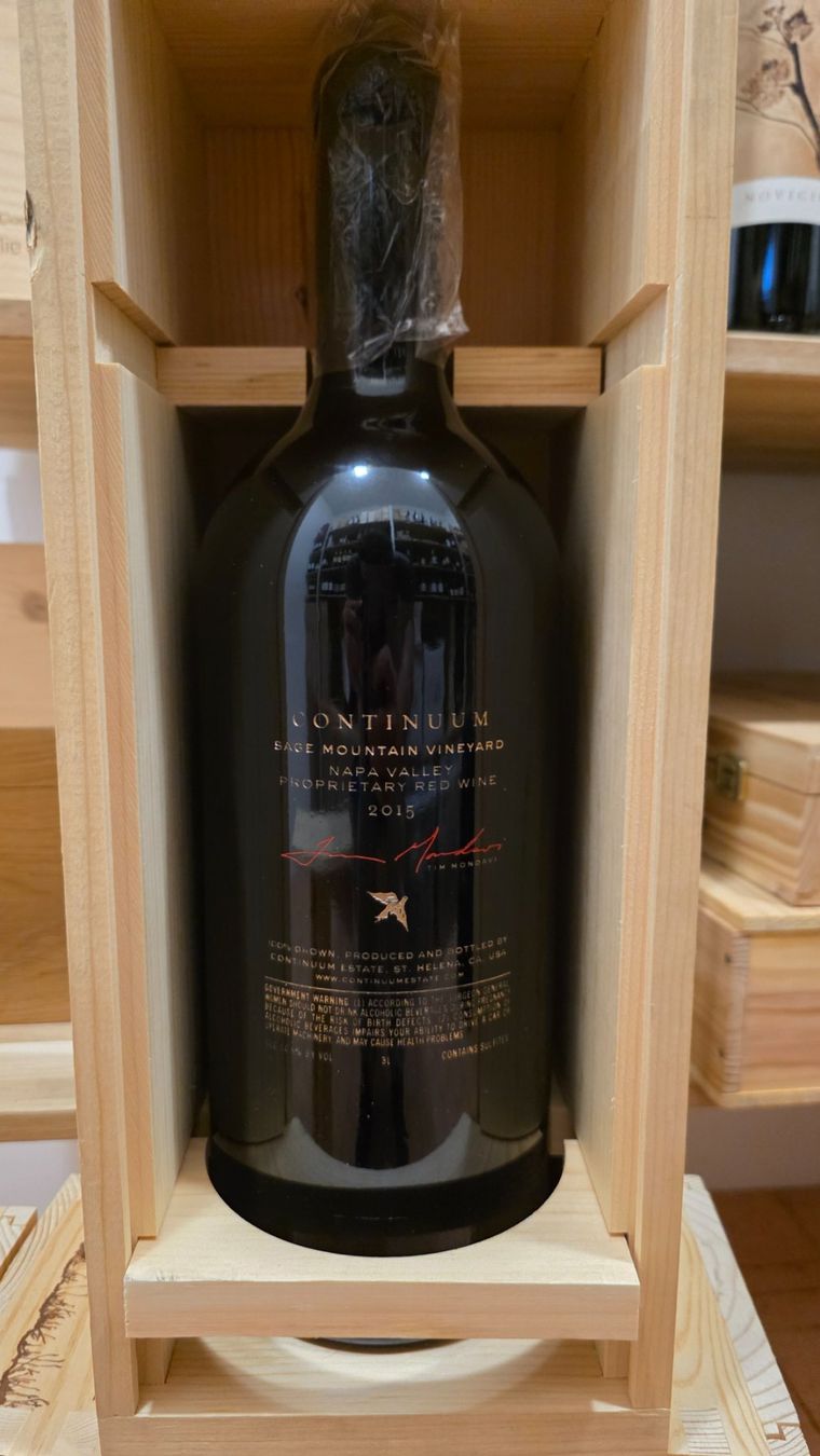 Vino: Continuum 2015 - Doppelmagnum 3L – Nuovo e nell'imballaggio originale da Steinmaur venduto da Mediascan 1