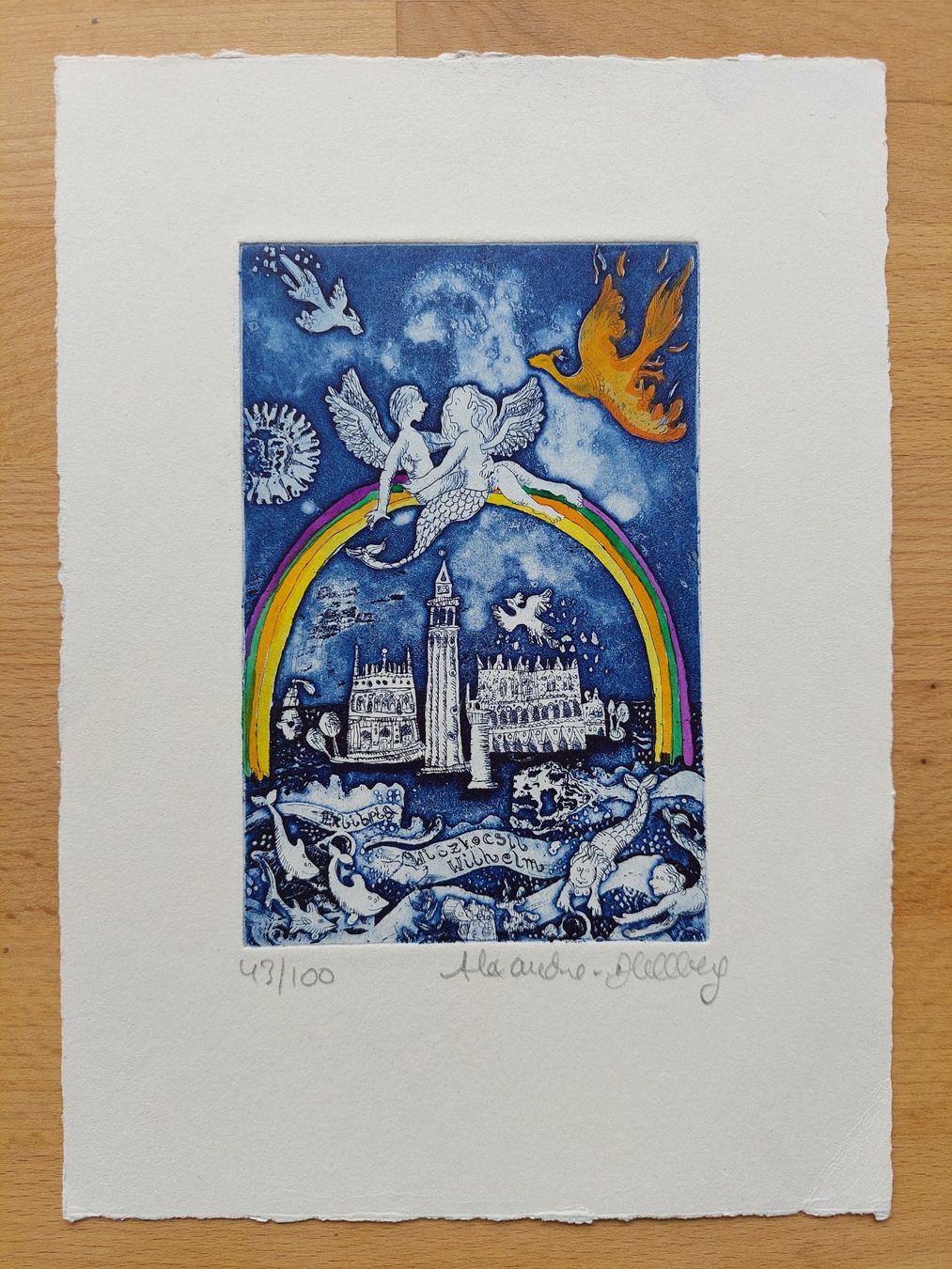 Dipinti: Exlibris Alexandre Hellweg - Original Radierung signiert – Usato da Obfelden venduto da Knauserig2026 1