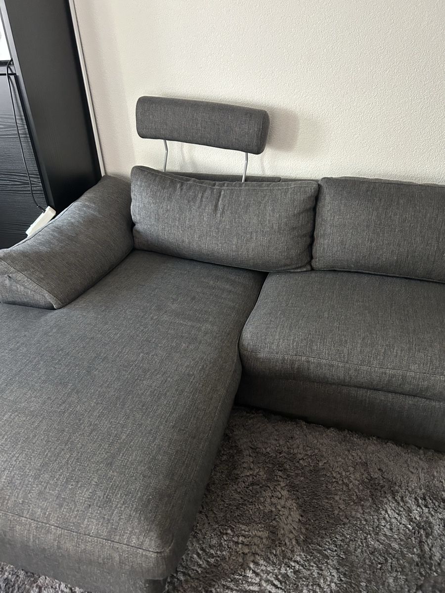 Divani: Ecksofa grau Stoff guter Zustand – Usato da Grüt (Gossau ZH) venduto da PhiSchu06 1