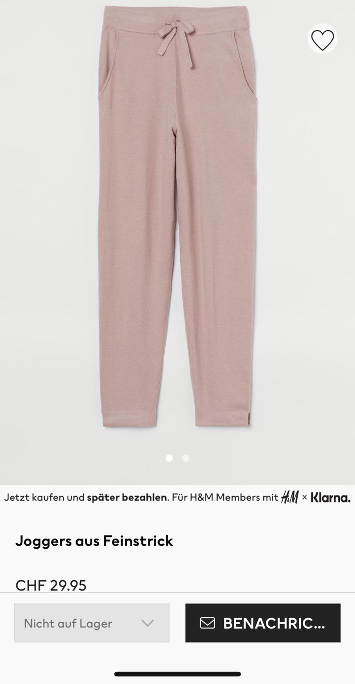 H&M Pantaloni: H&M Hose, Gr. S – Usato da Interlaken venduto da fbnscl 2