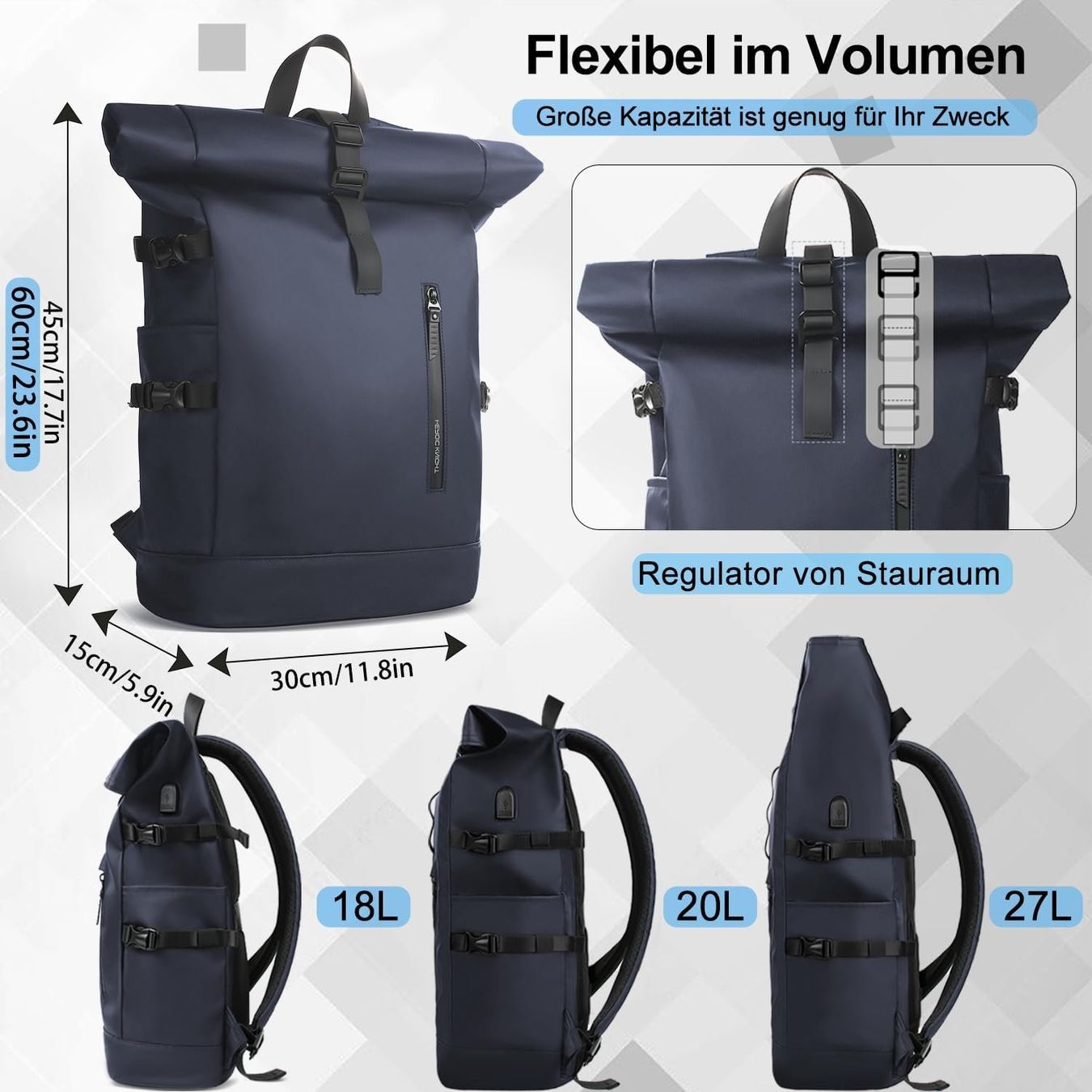 Rucksäcke: Rolltop Extendo Rucksack – Neu und originalverpackt aus Geneve von Titi2008 1