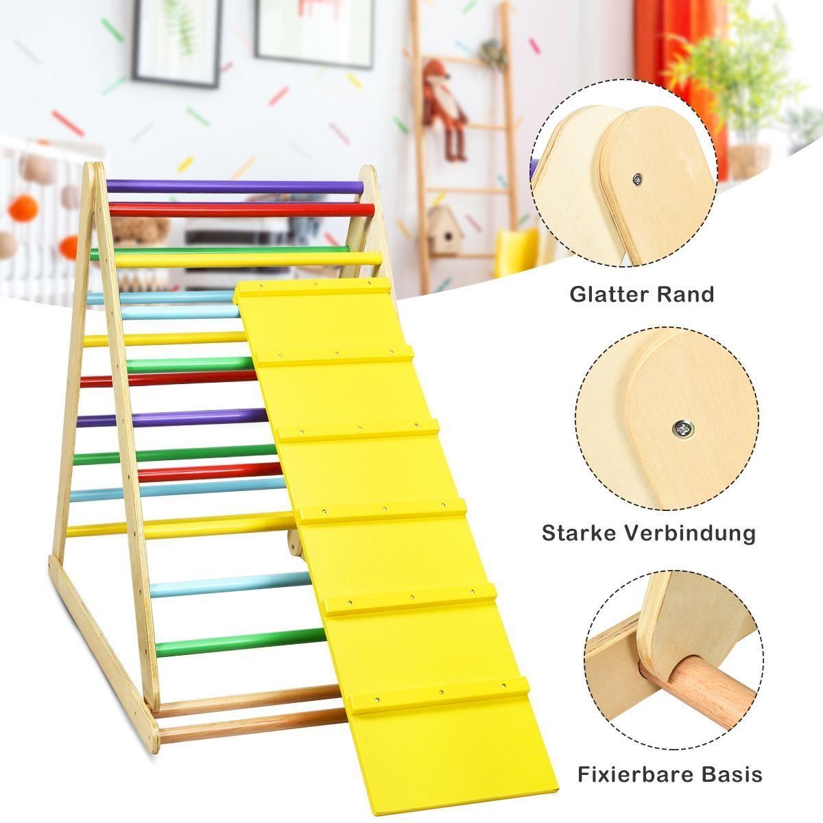Giocattoli: Kletterdreieck Klappbar mit Leiter Holz – Nuovo e nell'imballaggio originale da Bottighofen venduto da zaap 6