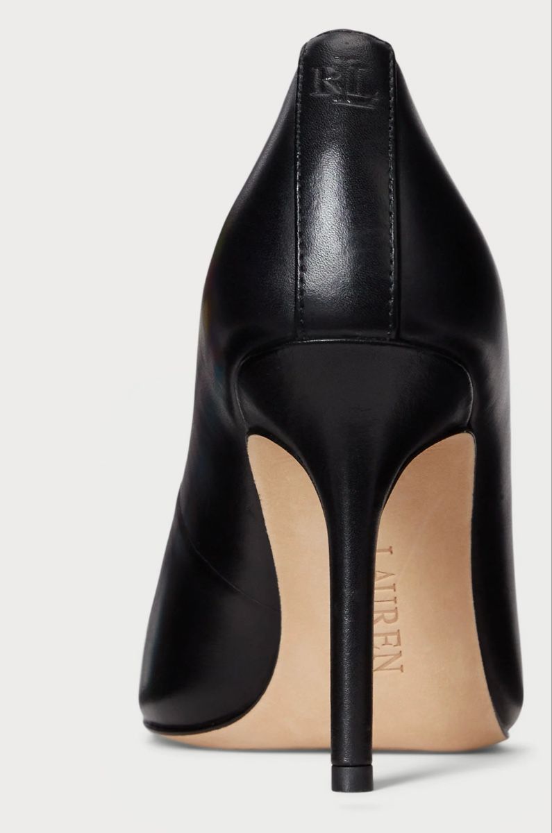 Ralph Lauren Scarpe da donna: Schwarze Leder Pumps von Ralph Lauren – Nuovo (secondo la descrizione) da Zumikon venduto da lar_h5tb 1