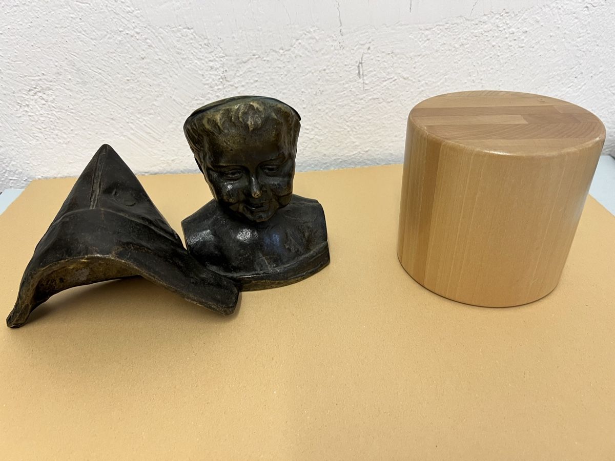 Sculture & Statue: Bronze Kindes mit Hut 1900 ca – Usato da Hombrechtikon venduto da vespa1954 7