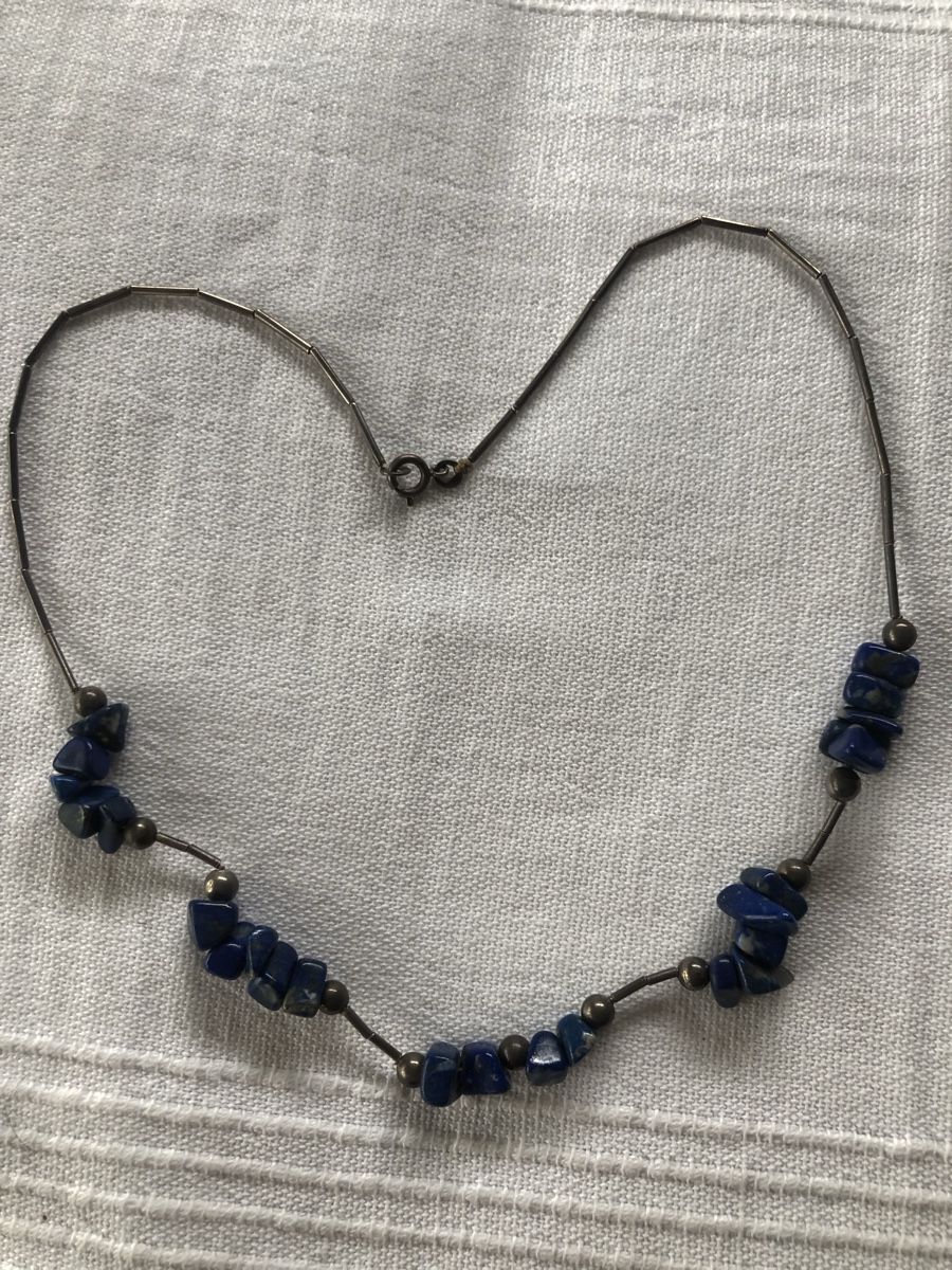 Catenine: Kette mit Lapislazuli  – Usato da Burgdorf venduto da elatria