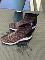 Michael Kors Turnschuhe Gr. 36, Braun Monogramm Sommer Frühl