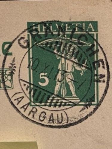 Tutti i francobolli: Postkarten Bestellungen 1913 Apotheke – Usato da Oberägeri venduto da Nussbi6 8