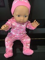 NEW/ Puppen-Strampler mit Mütze für Puppe bis 43cm