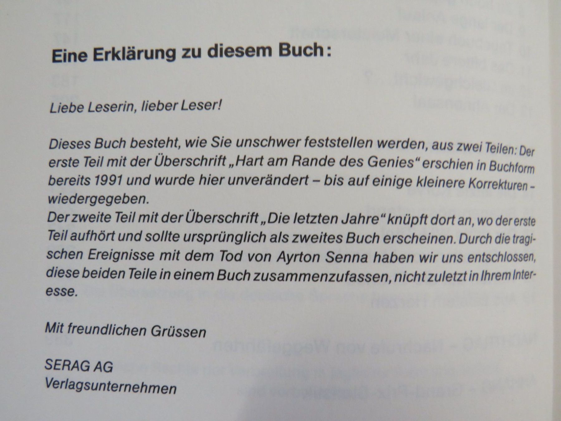 Libri: 2 Bücher über Ayrton Senna – Usato da Küttigen venduto da Rawlings 9