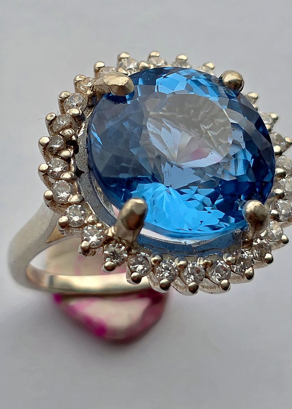 Anelli: Blau Topas Fingerring – Nuovo (secondo la descrizione) da Zürich venduto da Benedikt21 1