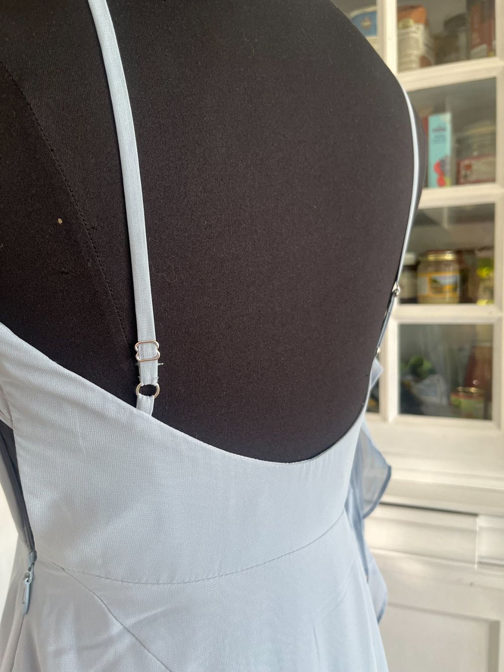 Vestiti: Robe Fourreau en Mousseline Acier Bleuté xs – Nuovo (secondo la descrizione) da Seiry venduto da vanille08 4