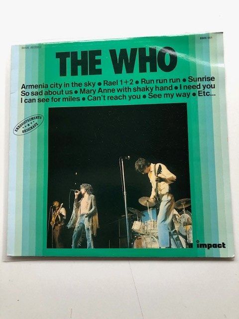 Dischi in vinile: The Who – Usato da Aarwangen venduto da Jukebox3