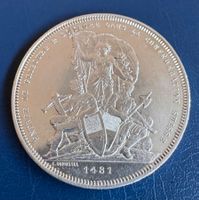 5 Fr. Schützentaler Fribourg 1881, schön # 2