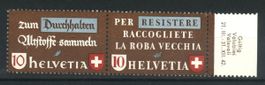 1942, Altstoffverwertung, Paar waagrecht d/i **