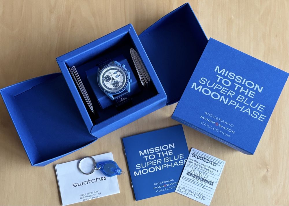 MoonSwatch MISSION TO THE SUPER BLUE MOONPHASE Kaufen auf Ricardo