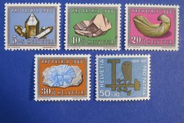 Serie Pro Patria 1960 postfrisch **/(*)  - SBK: 12.-.
