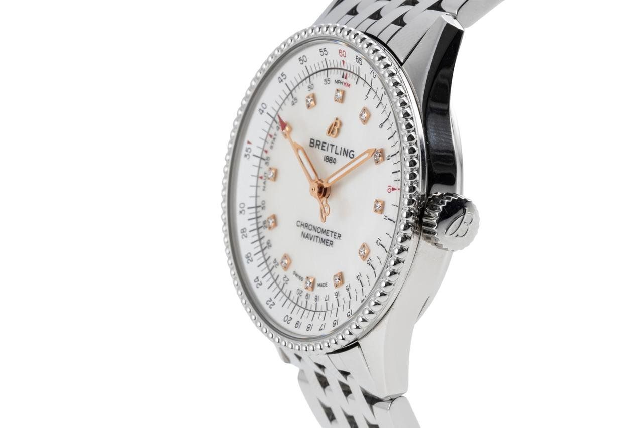 Breitling Montres: Breitling Navitimer Automatic 35 MOP Diamant – Neuf (Voir description) à Grenchen par chaga1234 3