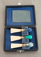 Drei Fagottrohre Doppelrohrblätter Bassoon Reed in pas. Box